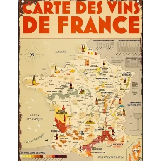 Image de Plaque Carte des vins