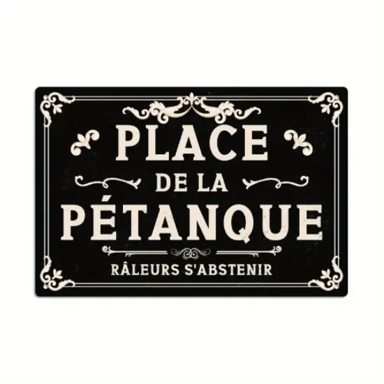 Image de Plaque metal place de la petanque