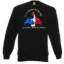 Image de Sweater noir pour homme Coq muscle « Si ce drapeau te derange je t'aide a faire tes valises »